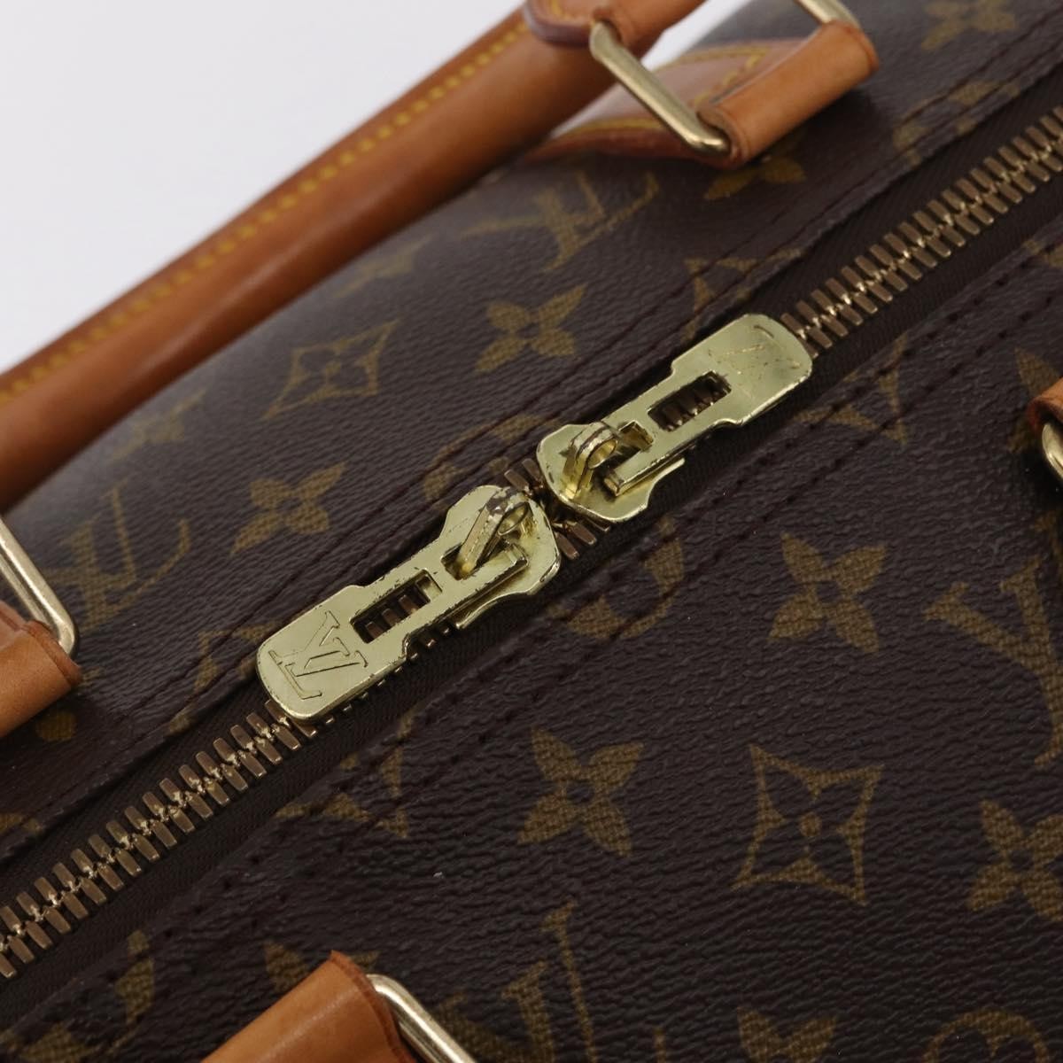 Louis Vuitton Keepall Monogram Canvas Brown Canvas Travel Bag Bag (Pre-Owned)