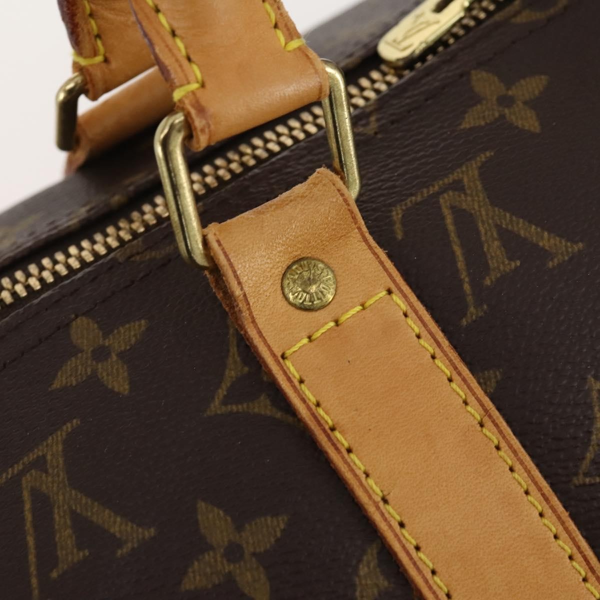 Louis Vuitton Keepall Monogram Canvas Brown Canvas Travel Bag Bag (Pre-Owned)