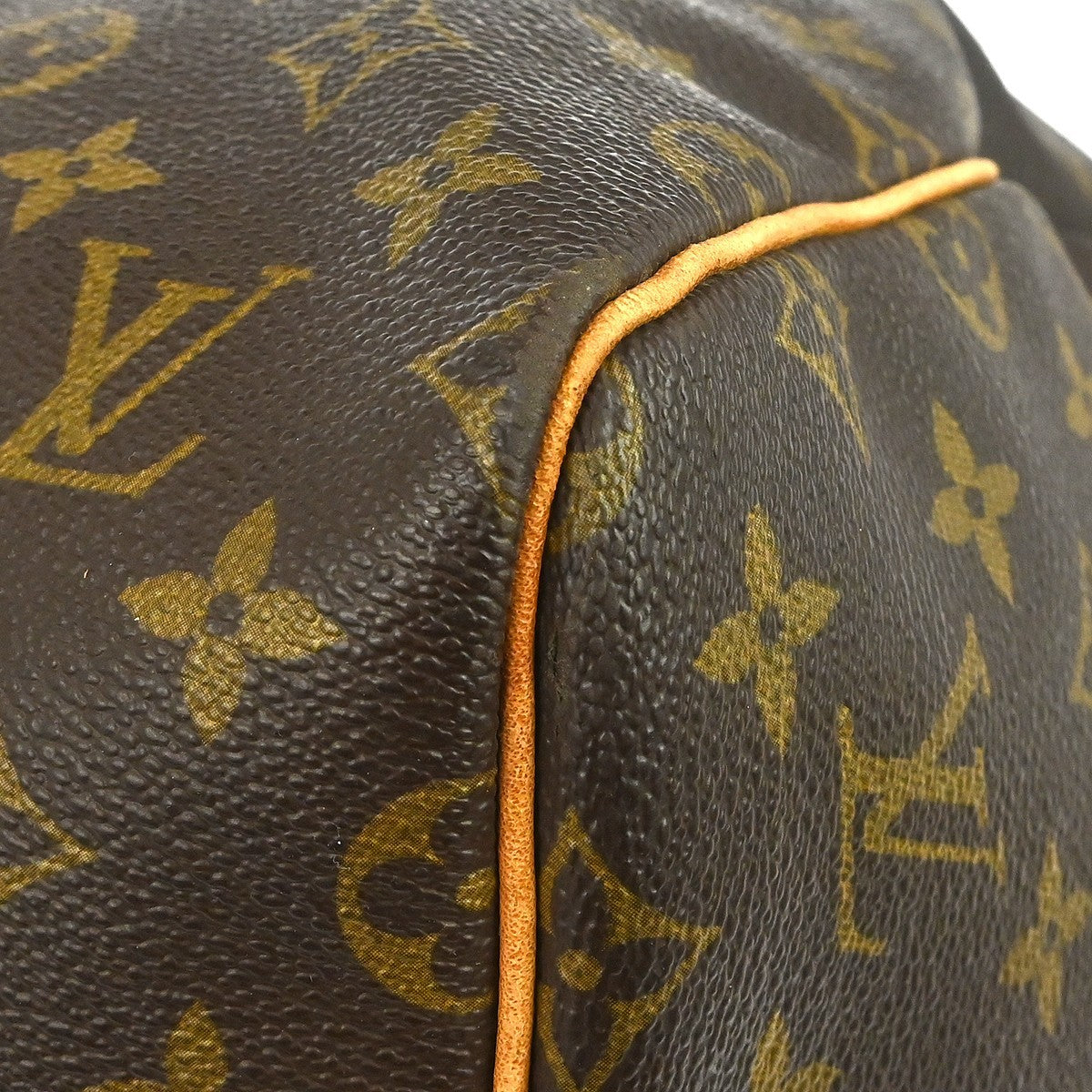 Louis Vuitton Keepall Monogram Brown Canvas Travel Bag Bag (Pre-Owned)