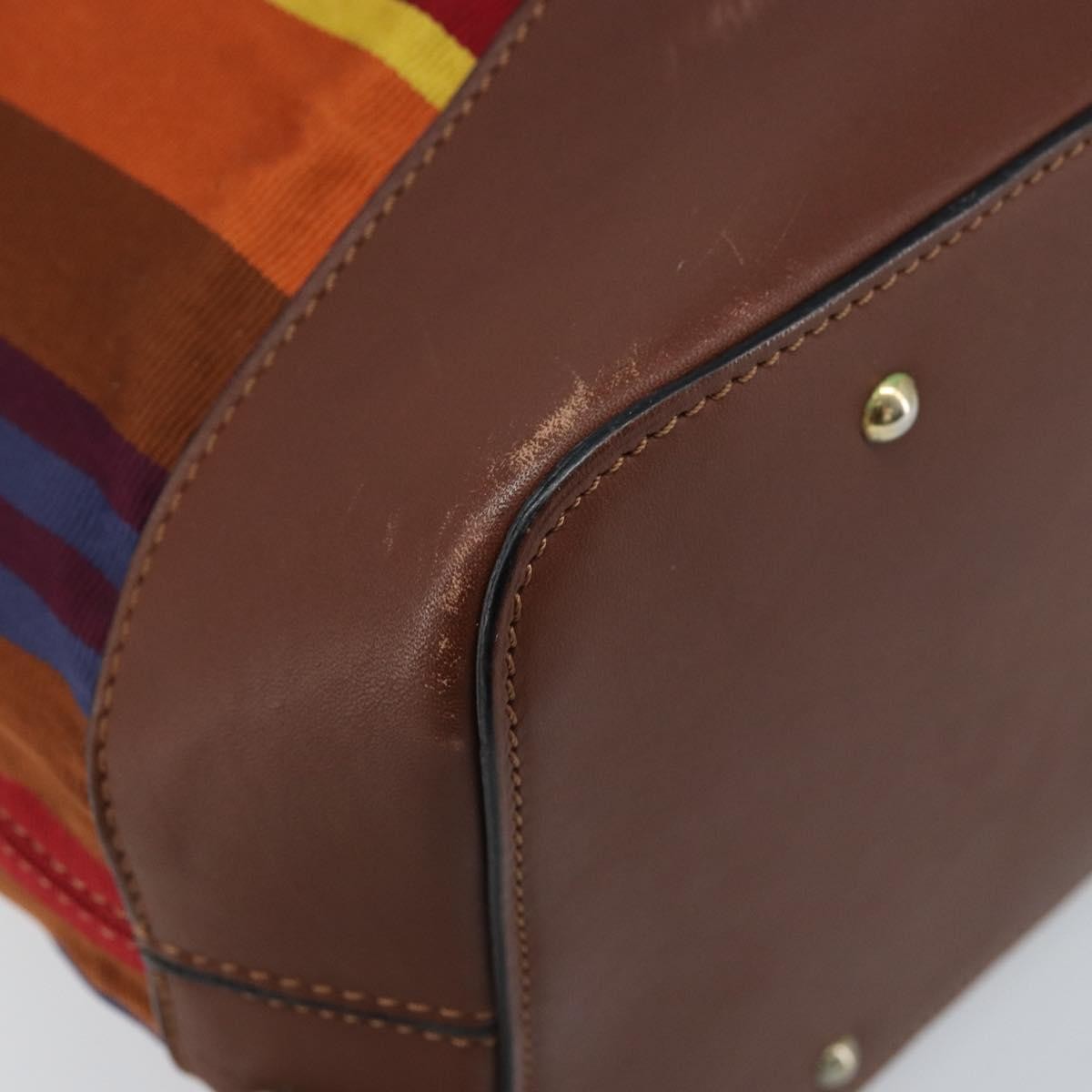 Celine Vintage Canvas Multicolour Canvas Shoulder Bag Bag (Pre-Owned)