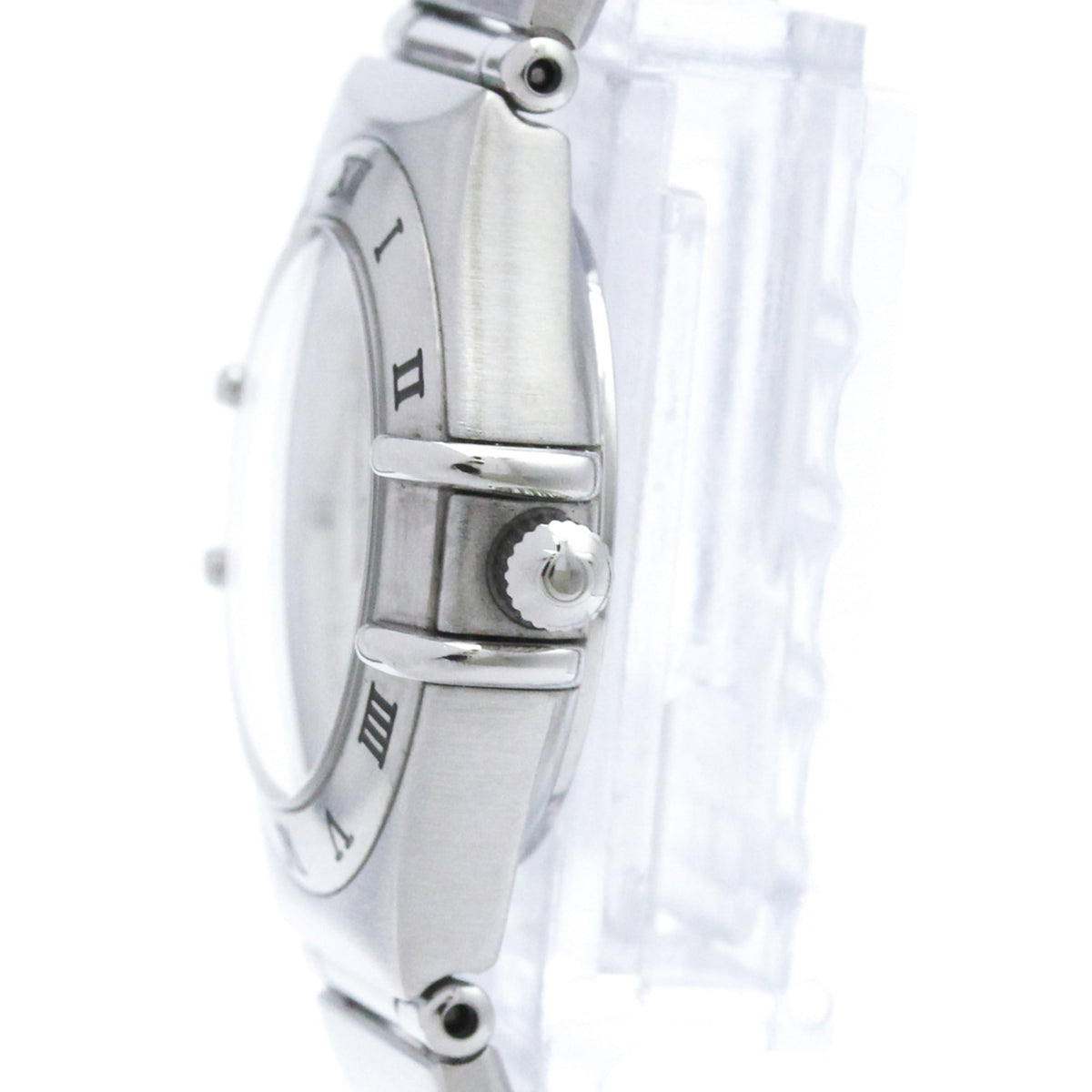 Omega Constellation Quartz Stainless Steel With Diamond Bezel And Markers Watch (Pre-Owned)
