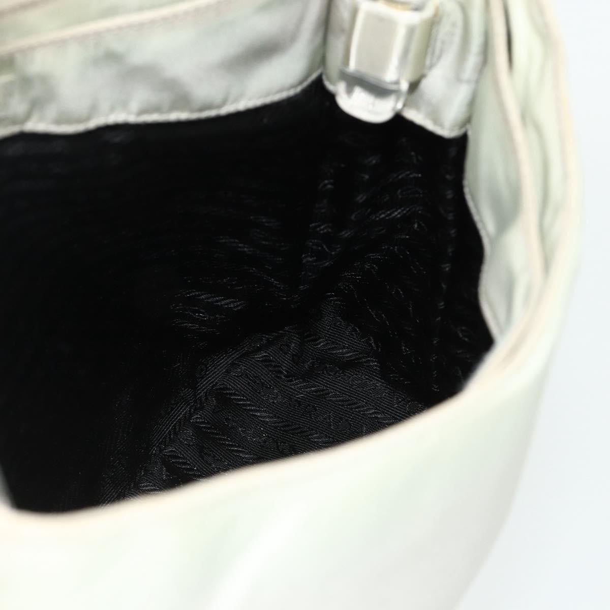 Prada Resin Handle Tessuto Clear Nylon Shoulder Bag Bag (Pre-Owned)
