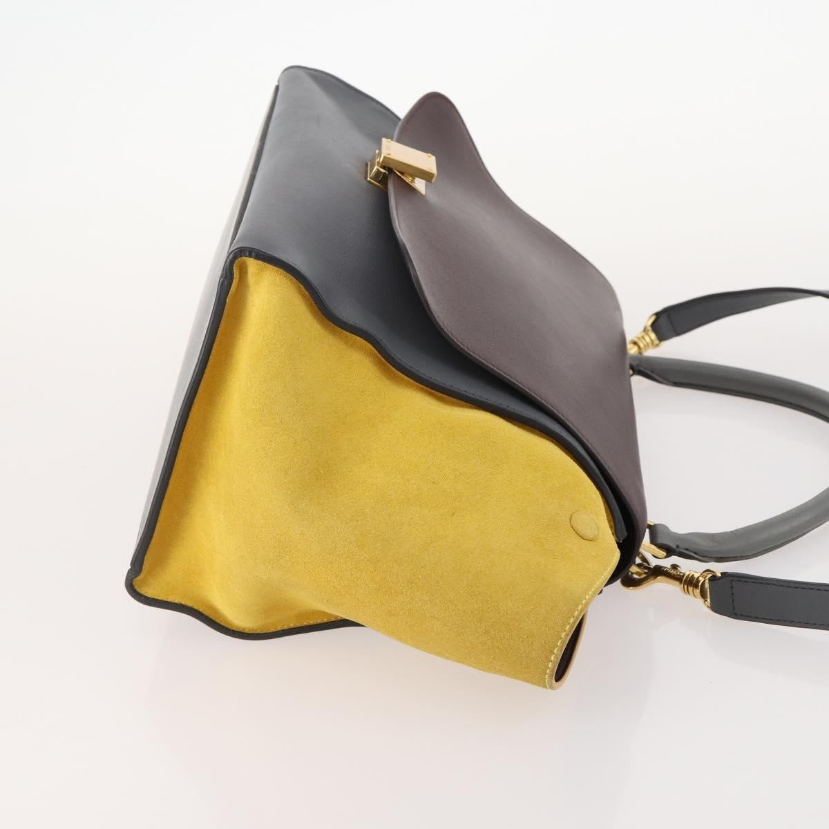 Celine Tricolor Trapeze Leather Multicolour Leather Handbag (Pre-Owned)