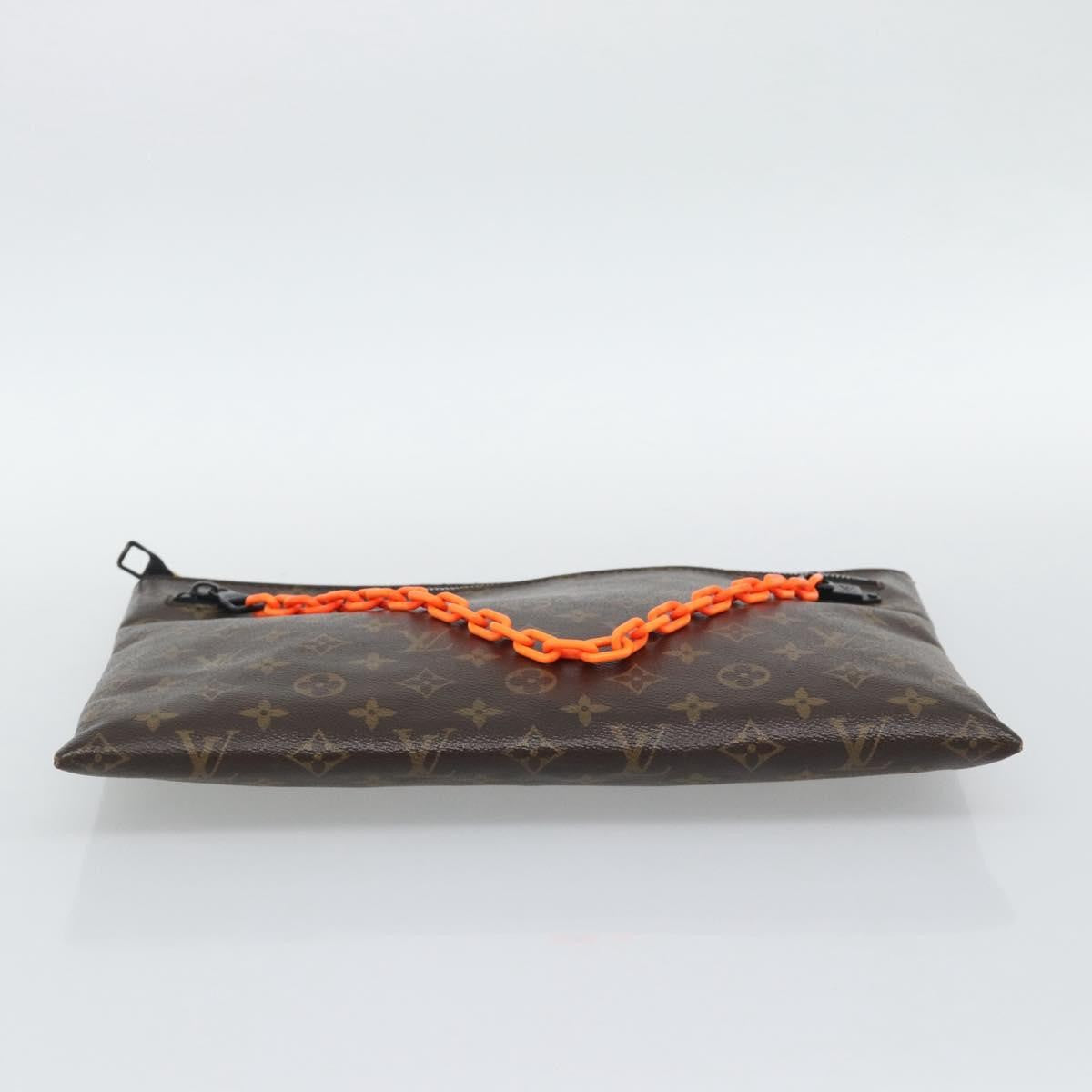 Louis Vuitton Solar Ray A4 Monogram Canvas Brown Canvas Clutche & Pouche Bag (Pre-Owned)