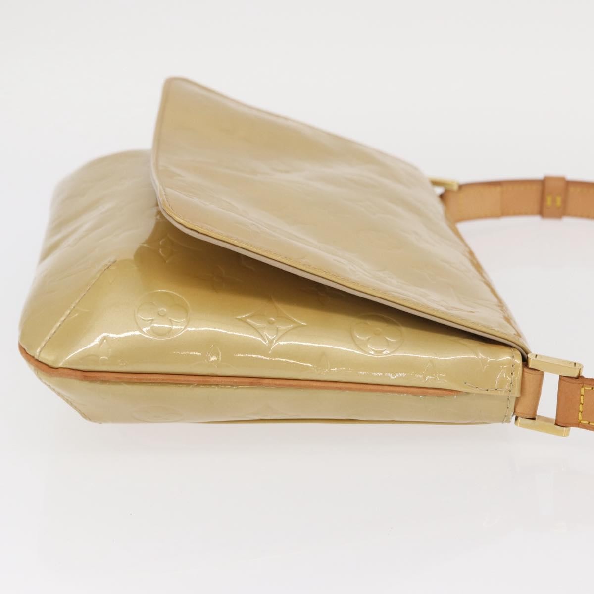 Louis Vuitton Thompson Street Monogram Vernis Beige Patent_Leather Shoulder Bag Bag (Pre-Owned)