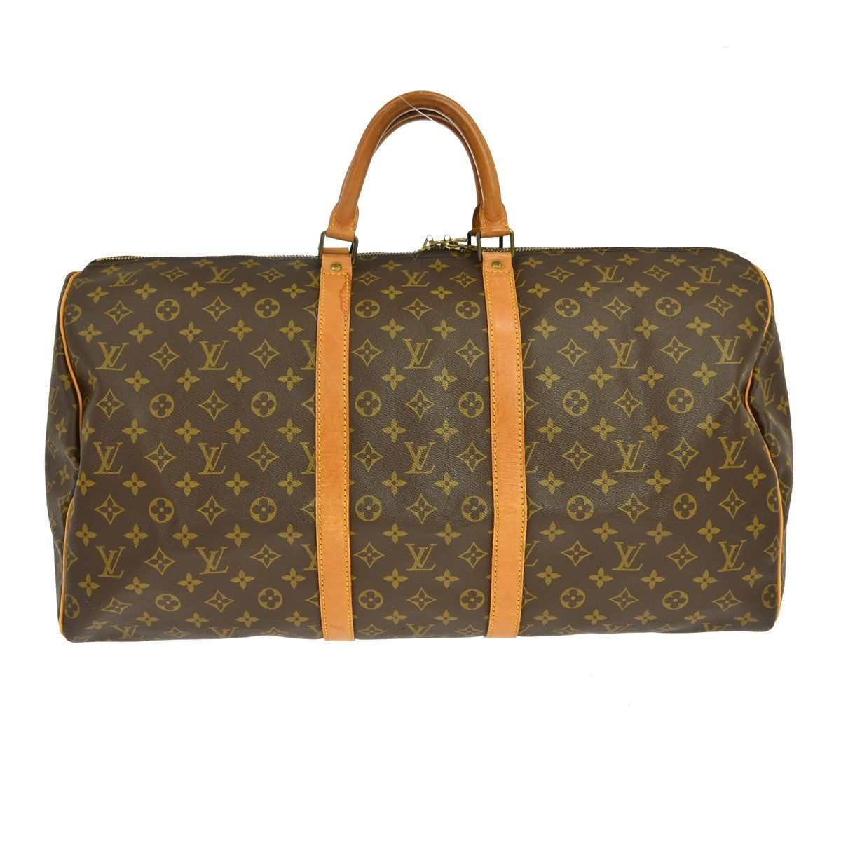 Louis Vuitton Keepall Monogram Canvas Brown Canvas Travel Bag Bag (Pre-Owned)