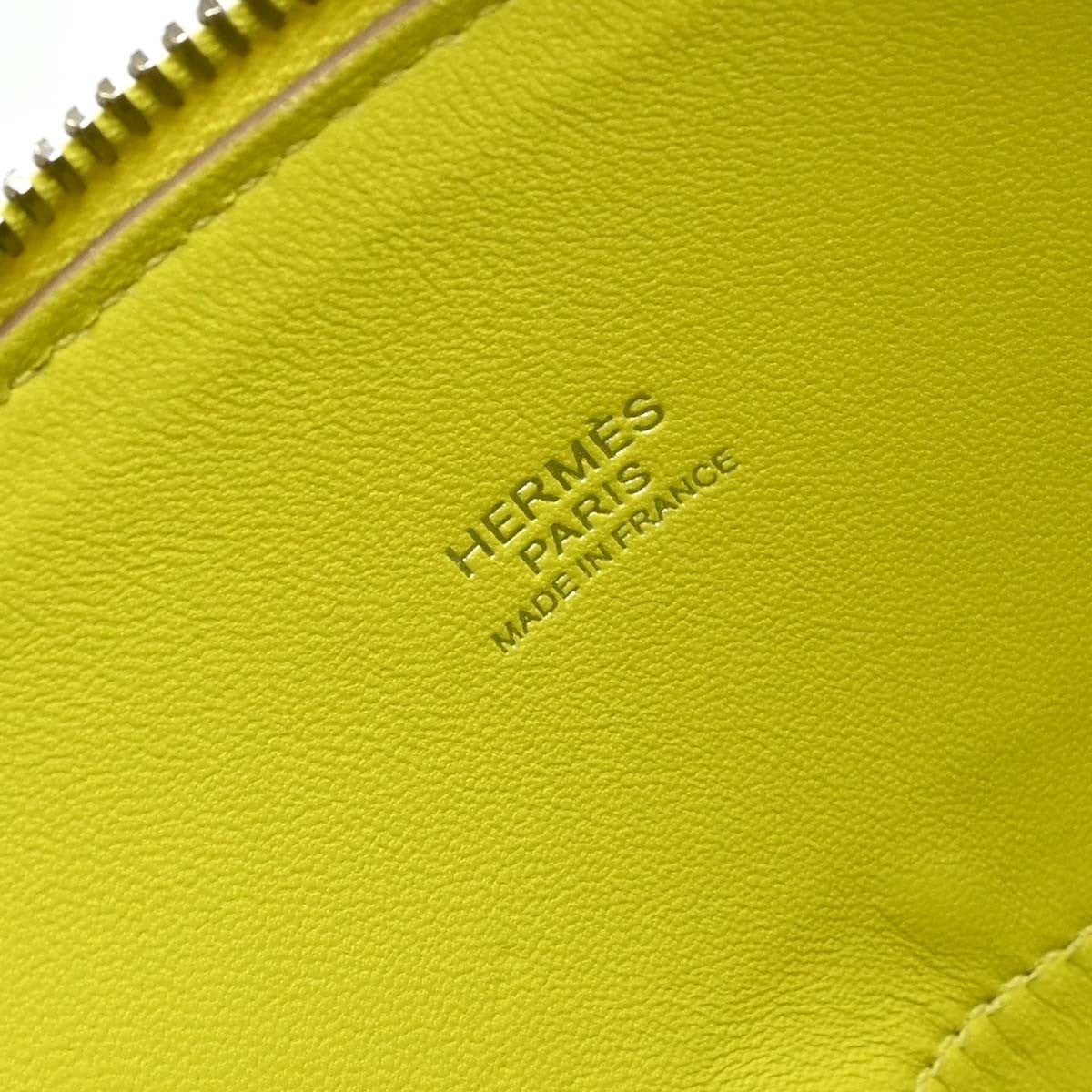 Hermes Bolide Epsom Yellow Leather Handbag (Pre-Owned)