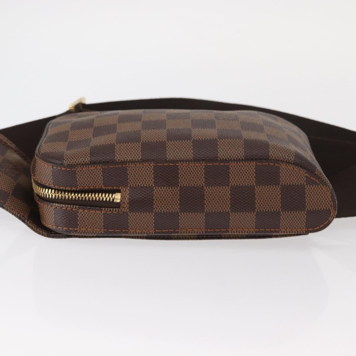 Louis Vuitton Geronimos Waist Damier Ebene Brown Canvas Clutche & Pouche Bag (Pre-Owned)