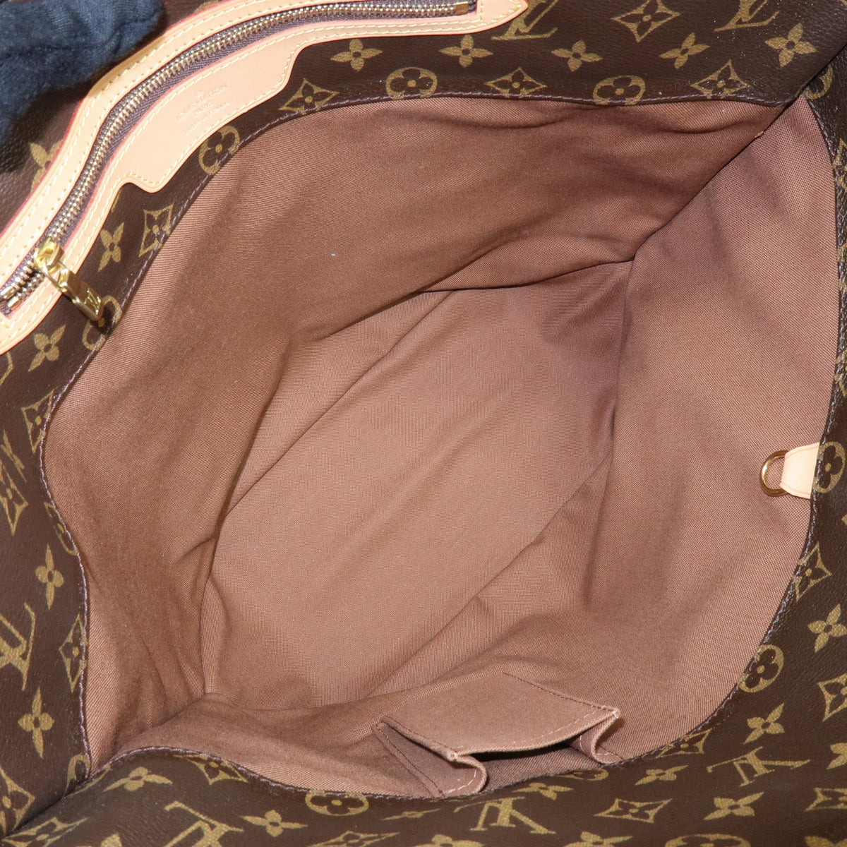 Louis Vuitton Shopping Sac Monogram Canvas Brown Canvas Handbag (Pre-Owned)