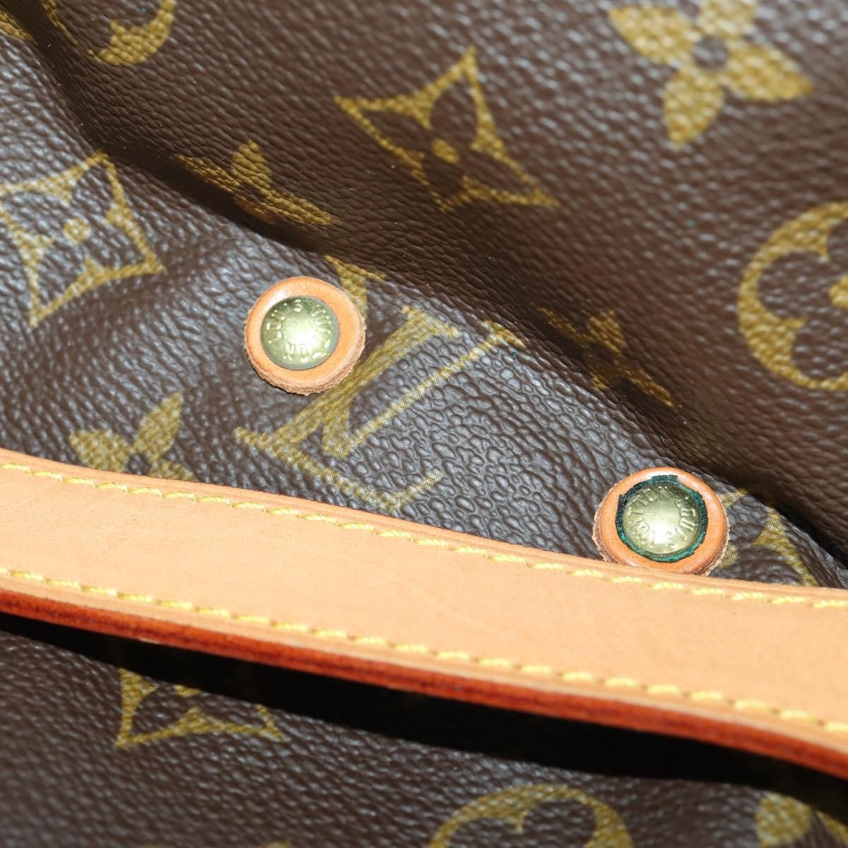 Louis Vuitton Saumur Monogram Canvas Brown Canvas Shoulder Bag Bag (Pre-Owned)