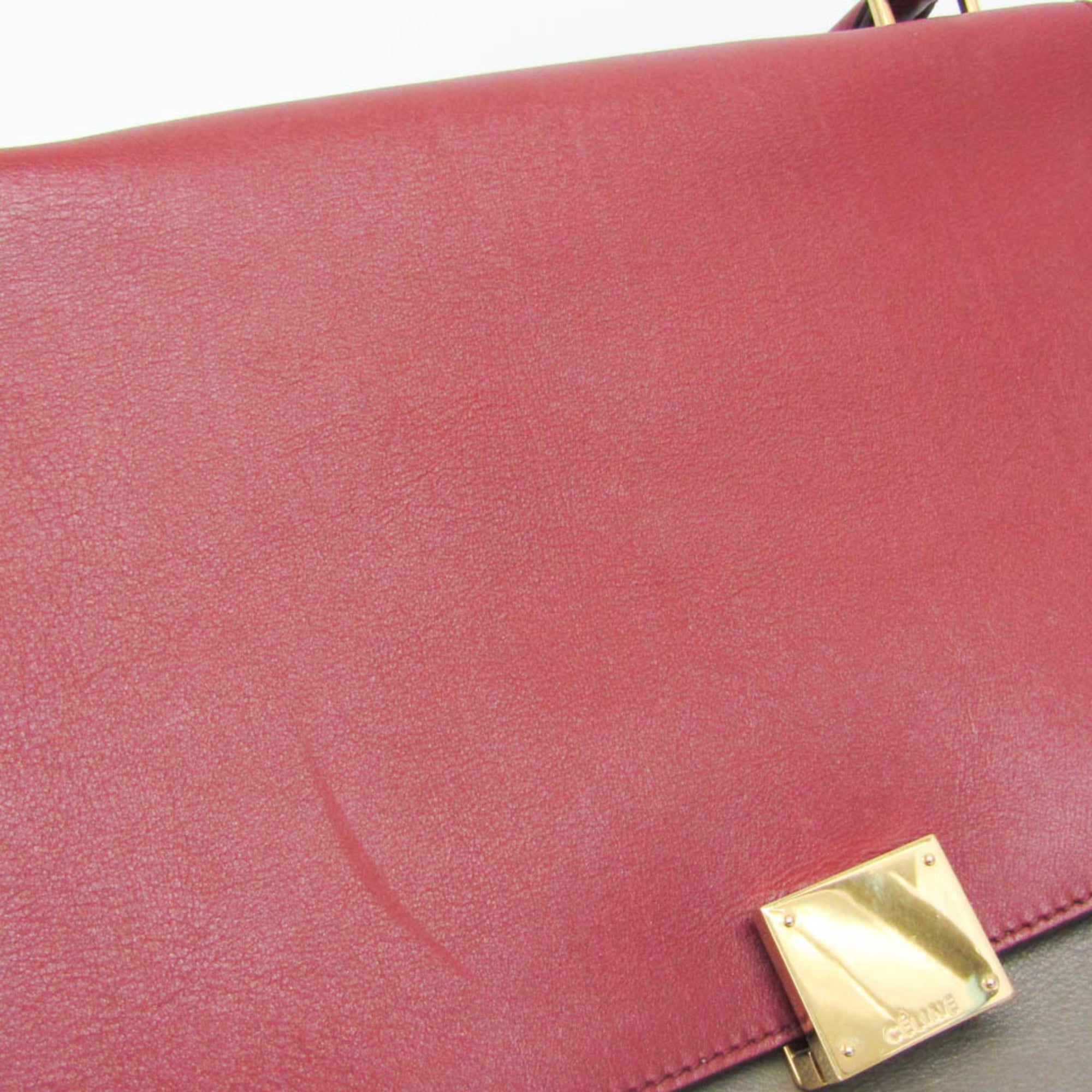 Celine Tricolor Trapeze Leather Multicolour Leather Handbag (Pre-Owned)