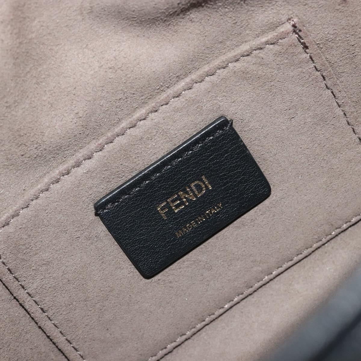 Fendi F Is Fendi Camera Leather Navy Leather Shoulder Bag Bag (Pre-Owned)