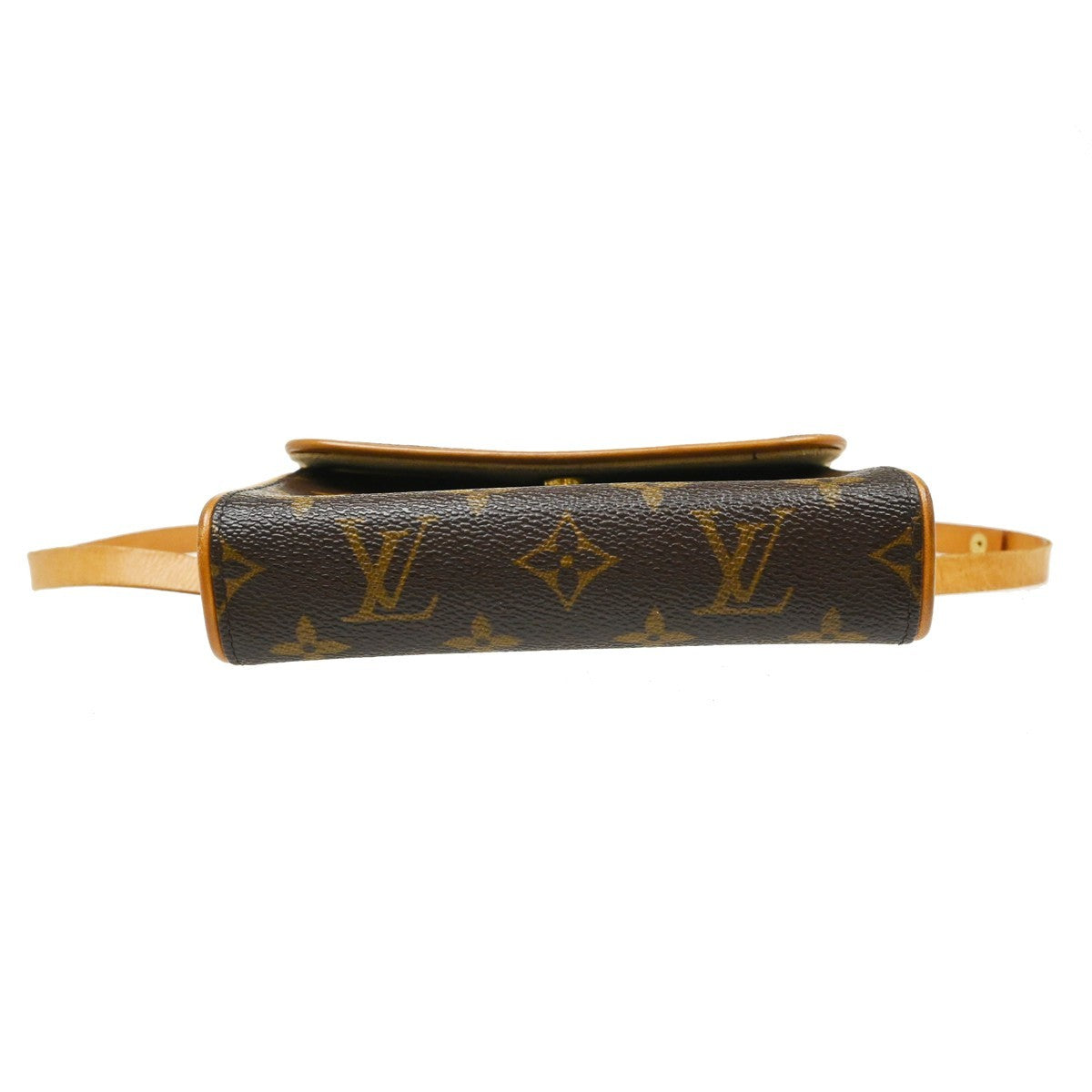 Louis Vuitton Florentine Waist Monogram Canvas Brown Canvas Clutche & Pouche Bag (Pre-Owned)