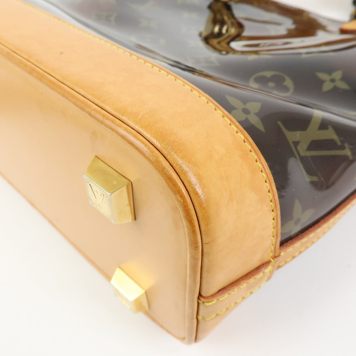 Louis Vuitton Sac Ambre Monogram Vinyl Brown Plastic Handbag (Pre-Owned)