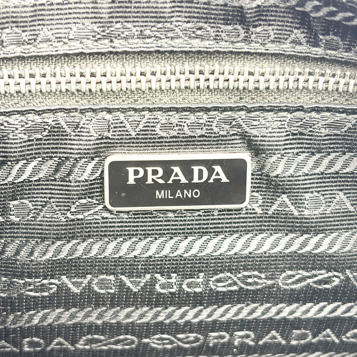 Prada Convertible Quilted Tessuto Black Nylon Shoulder Bag Bag (Pre-Owned)
