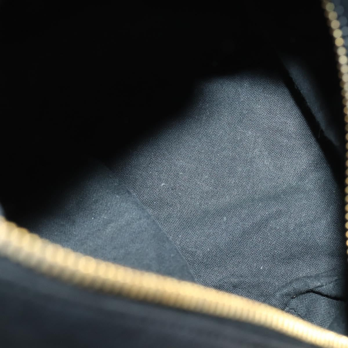 Versace Vintage Leather Black Leather Shoulder Bag Bag (Pre-Owned)