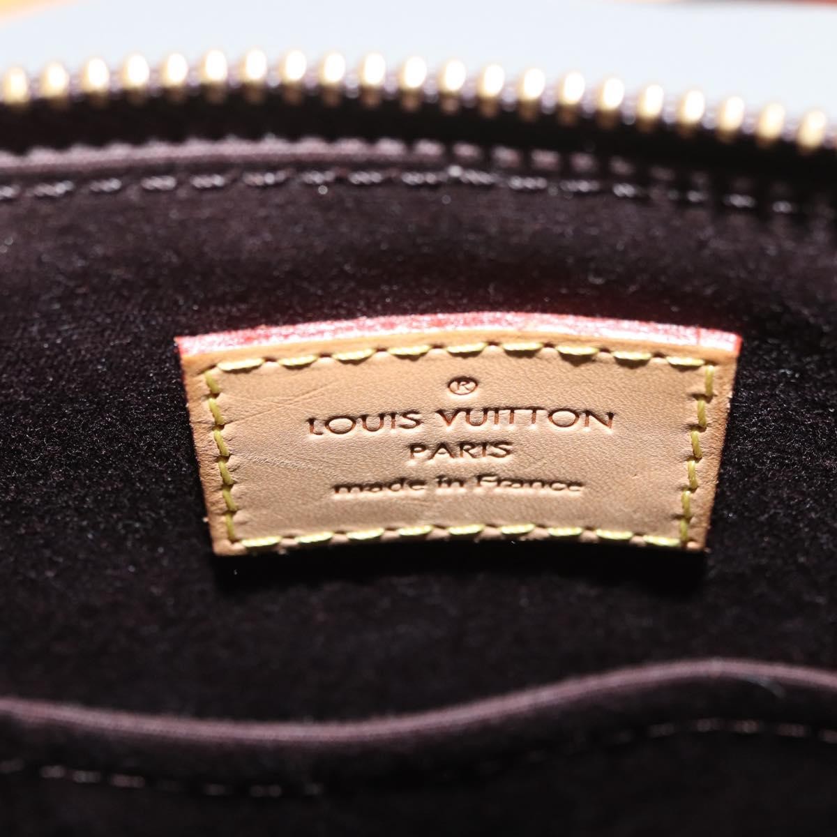 Louis Vuitton Bellevue Monogram Vernis Black Patent_Leather Tote Bag Bag (Pre-Owned)
