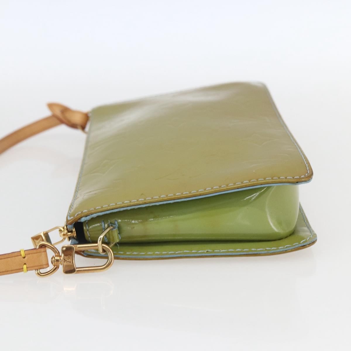 Louis Vuitton Lexington Pochette Monogram Vernis Blue Patent_Leather Clutche & Pouche Bag (Pre-Owned)
