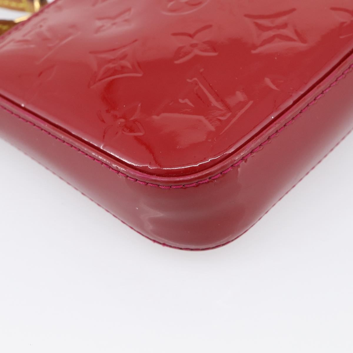 Louis Vuitton Pochette Accessoires Nm Monogram Vernis Pink Patent_Leather Clutche & Pouche Bag (Pre-Owned)