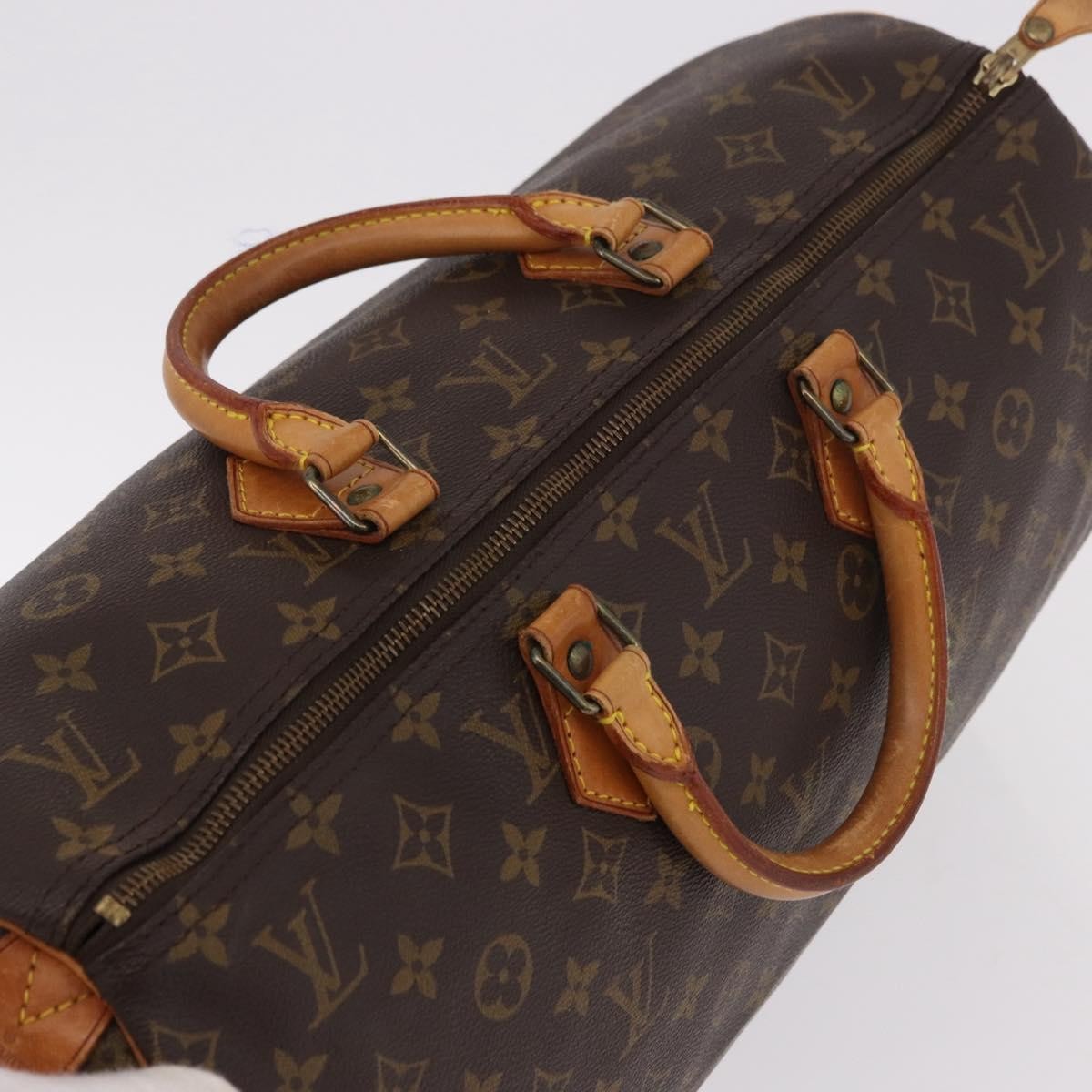 Louis Vuitton Speedy Monogram Canvas Brown Canvas Handbag (Pre-Owned)