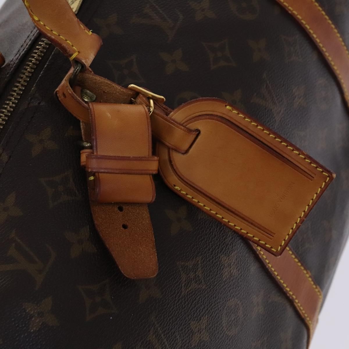 Louis Vuitton Keepall Monogram Canvas Brown Canvas Travel Bag Bag (Pre-Owned)