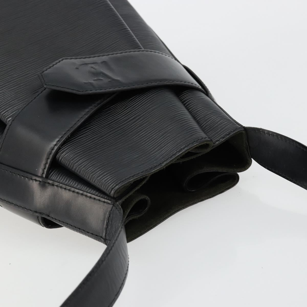 Louis Vuitton Vintage Sac D'epaule Epi Leather Black Leather Shoulder Bag Bag (Pre-Owned)