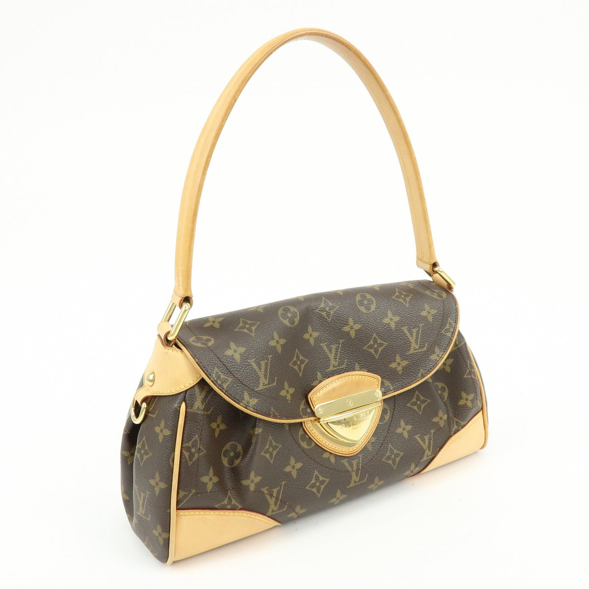 Louis Vuitton Beverly Monogram Canvas Brown Canvas Handbag (Pre-Owned)