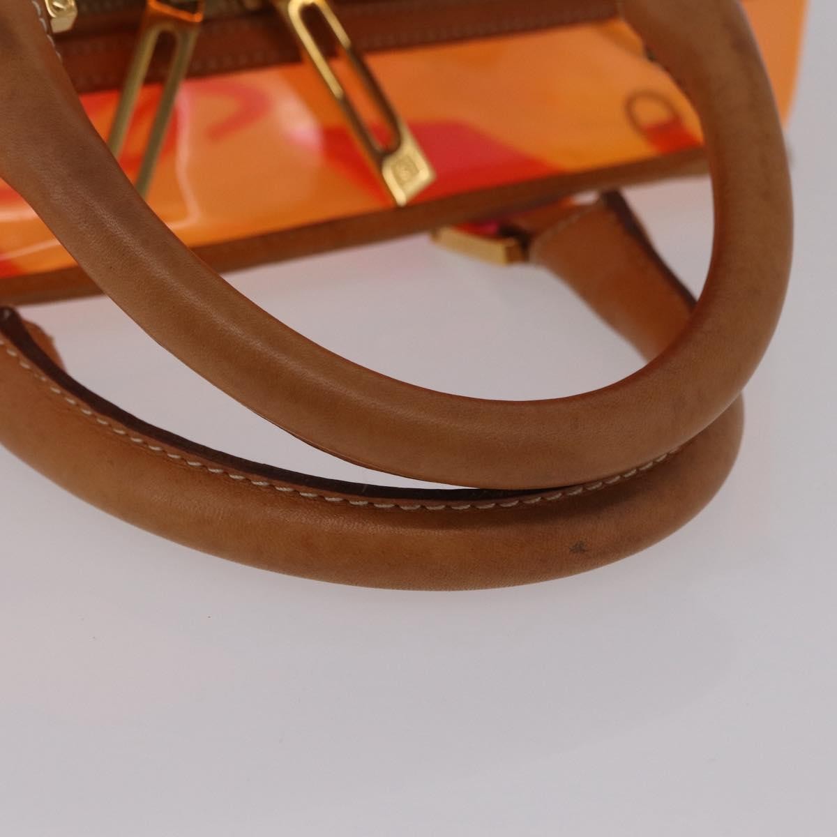 Loewe Amazona Pvc Orange Plastic_Glass Handbag (Pre-Owned)