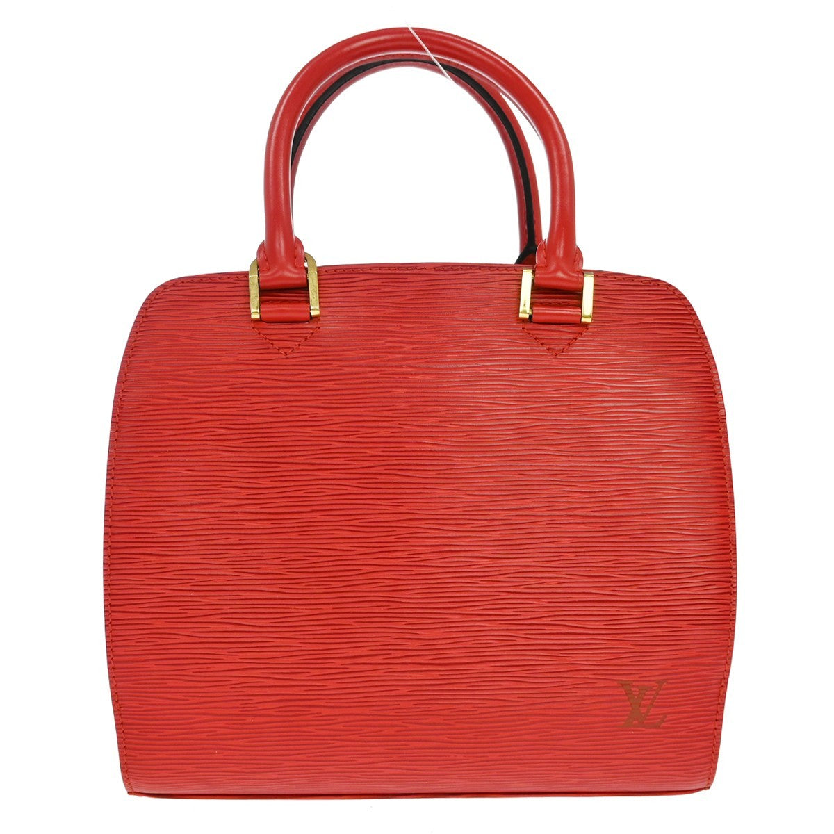 Louis Vuitton Pont Neuf Epi Leather Red Leather Handbag (Pre-Owned)
