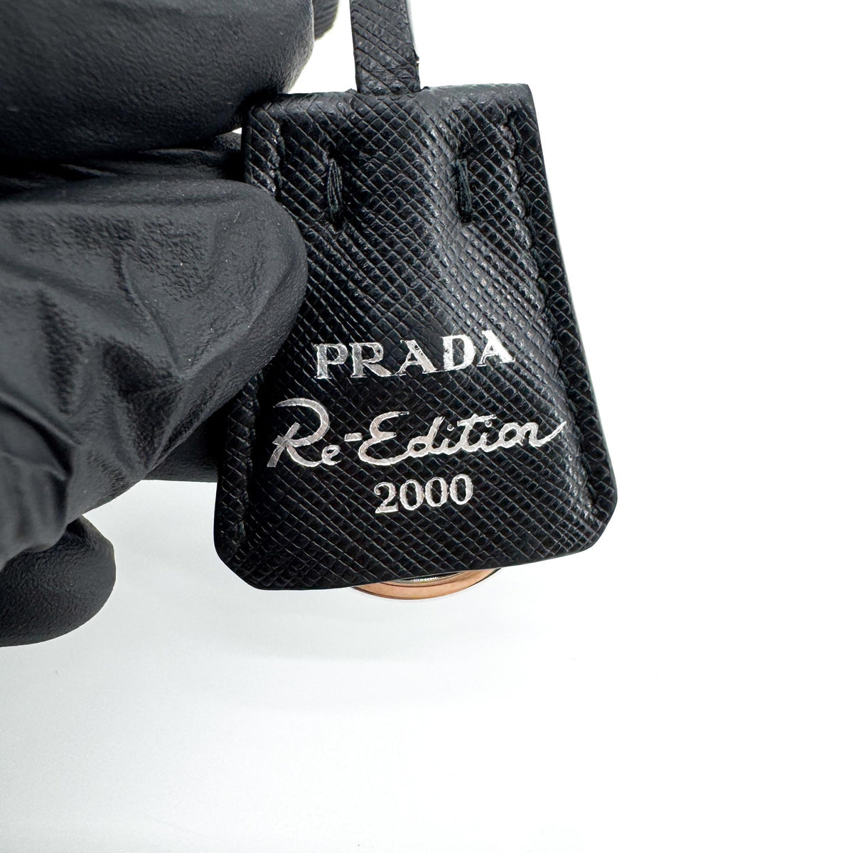 Prada Re-Edition Velvet Black Nylon Shoulder Bag Bag (Pre-Owned)