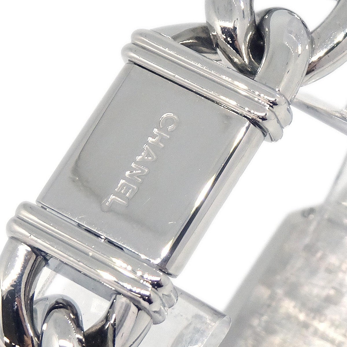 Chanel Premiere Chain Quartz Stainless Steel With Diamond Bezel Watch (Pre-Owned)