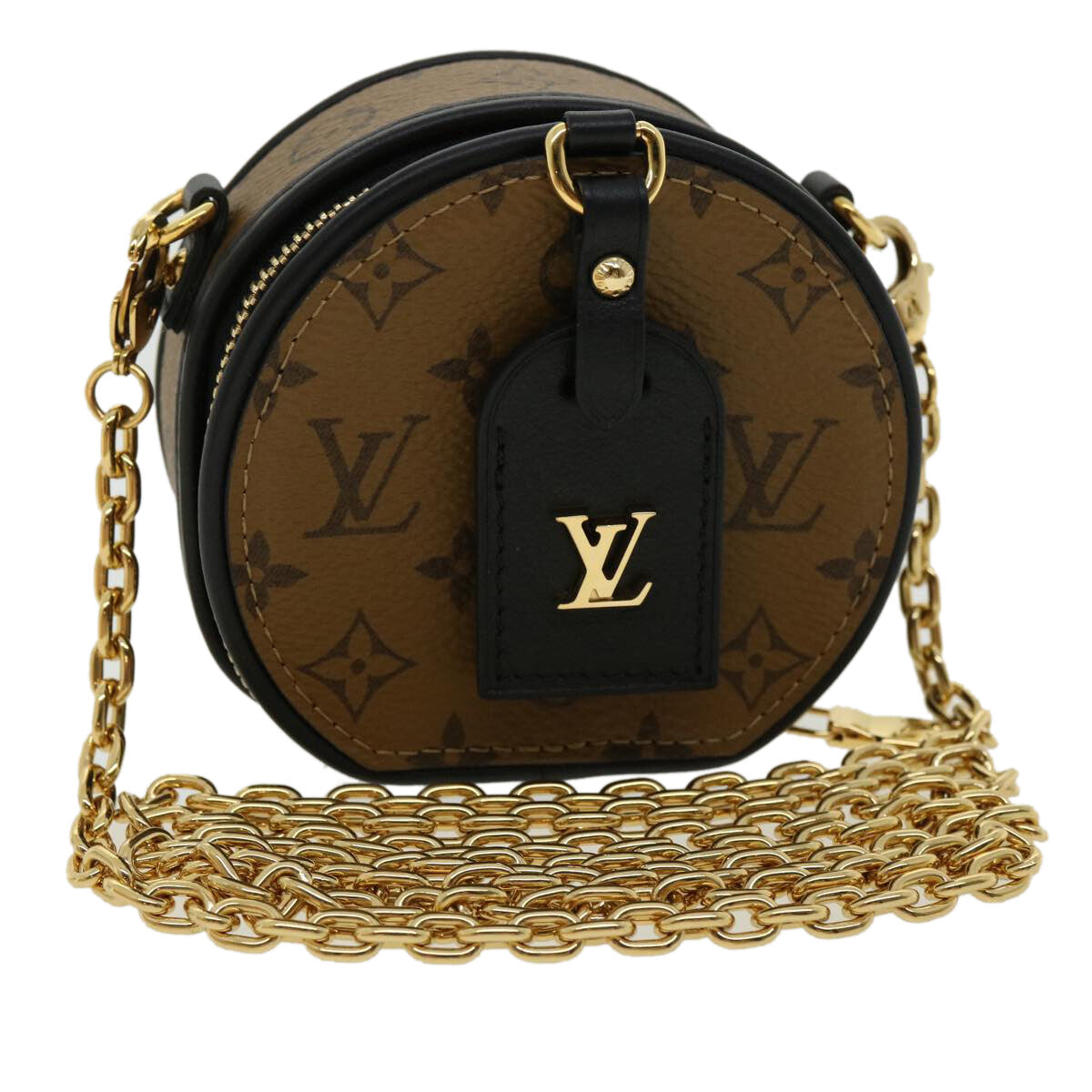 Louis Vuitton Boite Chapeau Souple Reverse Monogram Giant Brown Canvas Bag (Pre-Owned)