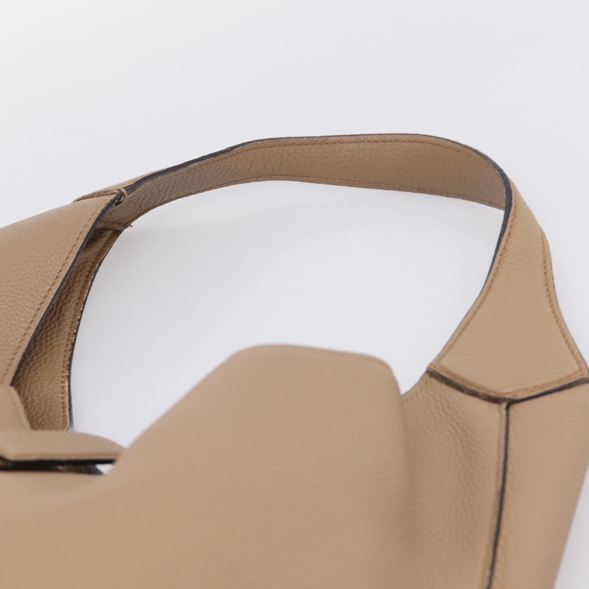 Gucci Jackie Soft Hobo Leather Beige Leather Shoulder Bag Bag (Pre-Owned)