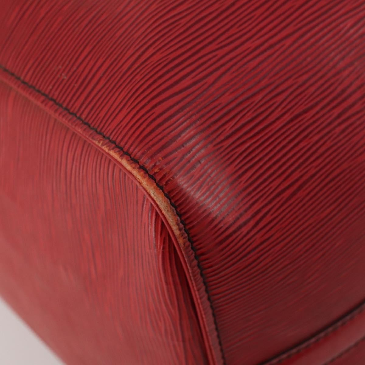 Louis Vuitton Keepall Epi Red Leather Travel Bag Bag (Pre-Owned)