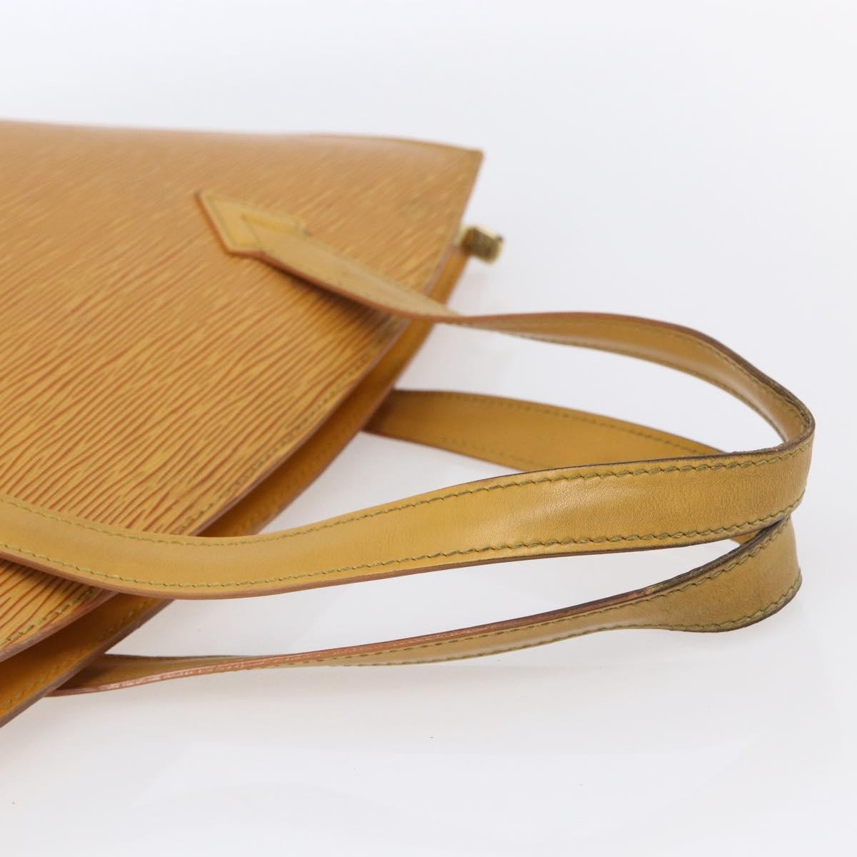 Louis Vuitton Saint Jacques Epi Leather Yellow Leather Handbag (Pre-Owned)