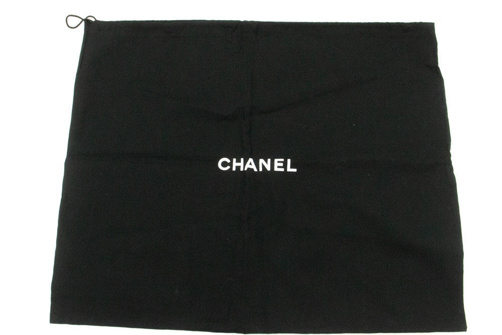 Chanel Classic Bowler Quilted Caviar Black Leather Handbag (Pre-Owned)