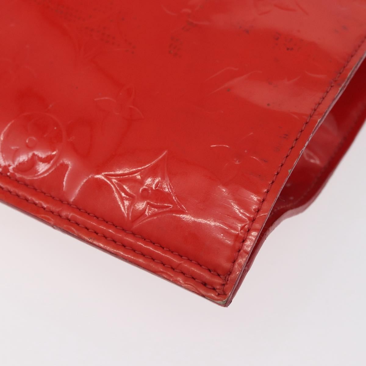 Louis Vuitton Stanton Monogram Vernis Red Patent_Leather Tote Bag Bag (Pre-Owned)