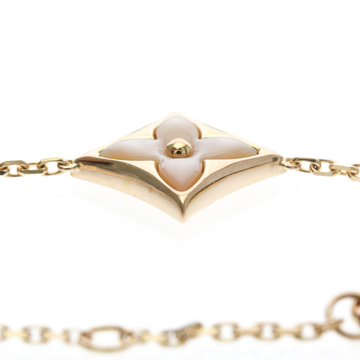 Louis Vuitton Color Blossom Bb Star 18K Rose Gold With Mother Of Pearl And Diamond Gold Pink_Gold Bracelet Jewelry (Pre-Owned)