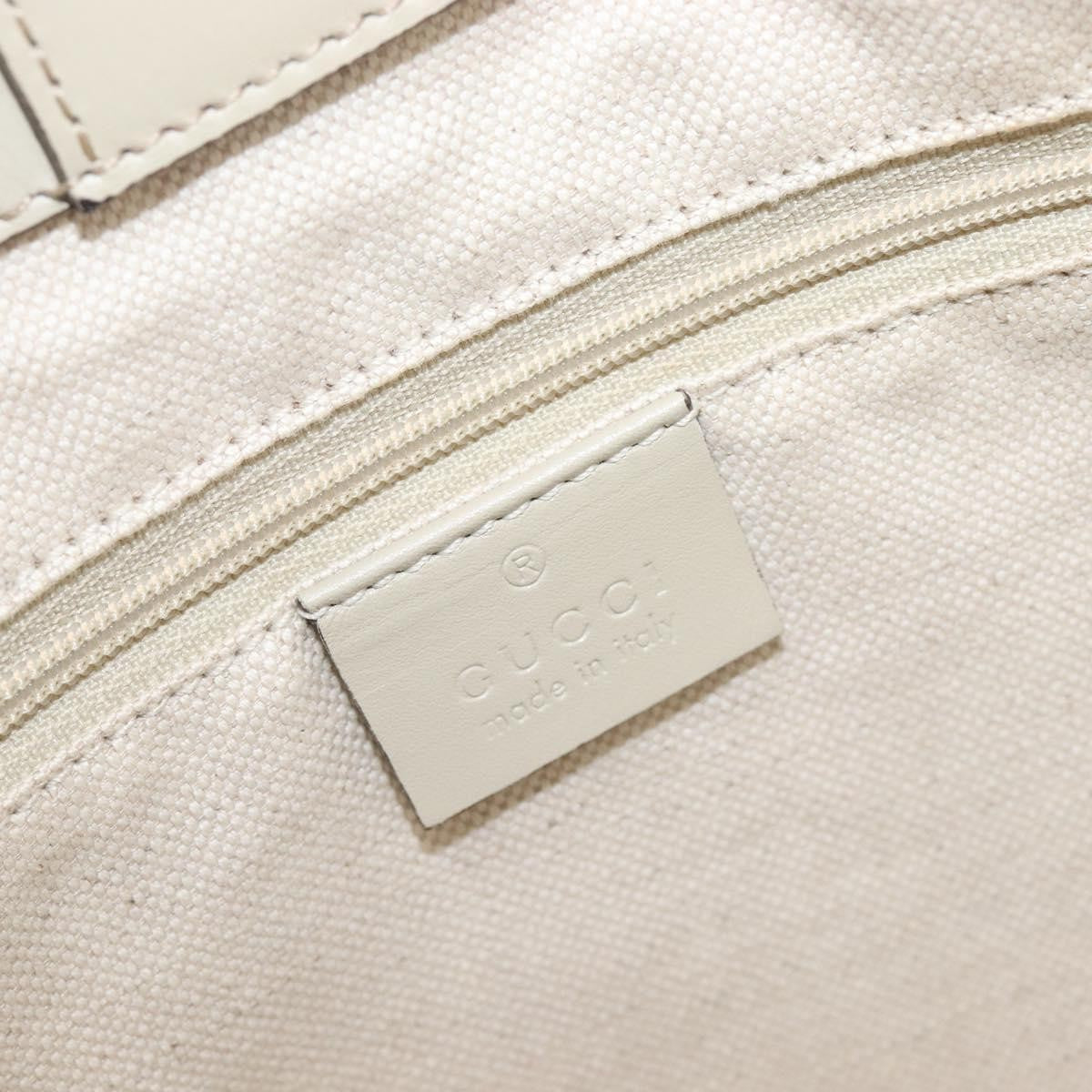 Gucci Sukey Top Handle Gg Canvas Beige Canvas Tote Bag Bag (Pre-Owned)