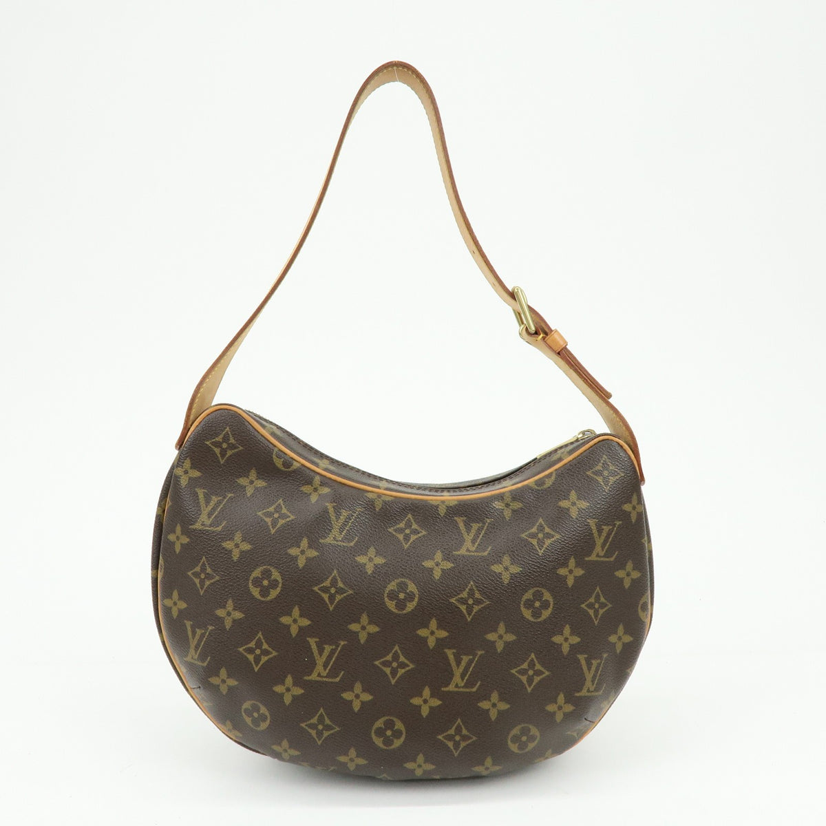 Louis Vuitton Croissant Monogram Canvas Brown Canvas Handbag (Pre-Owned)