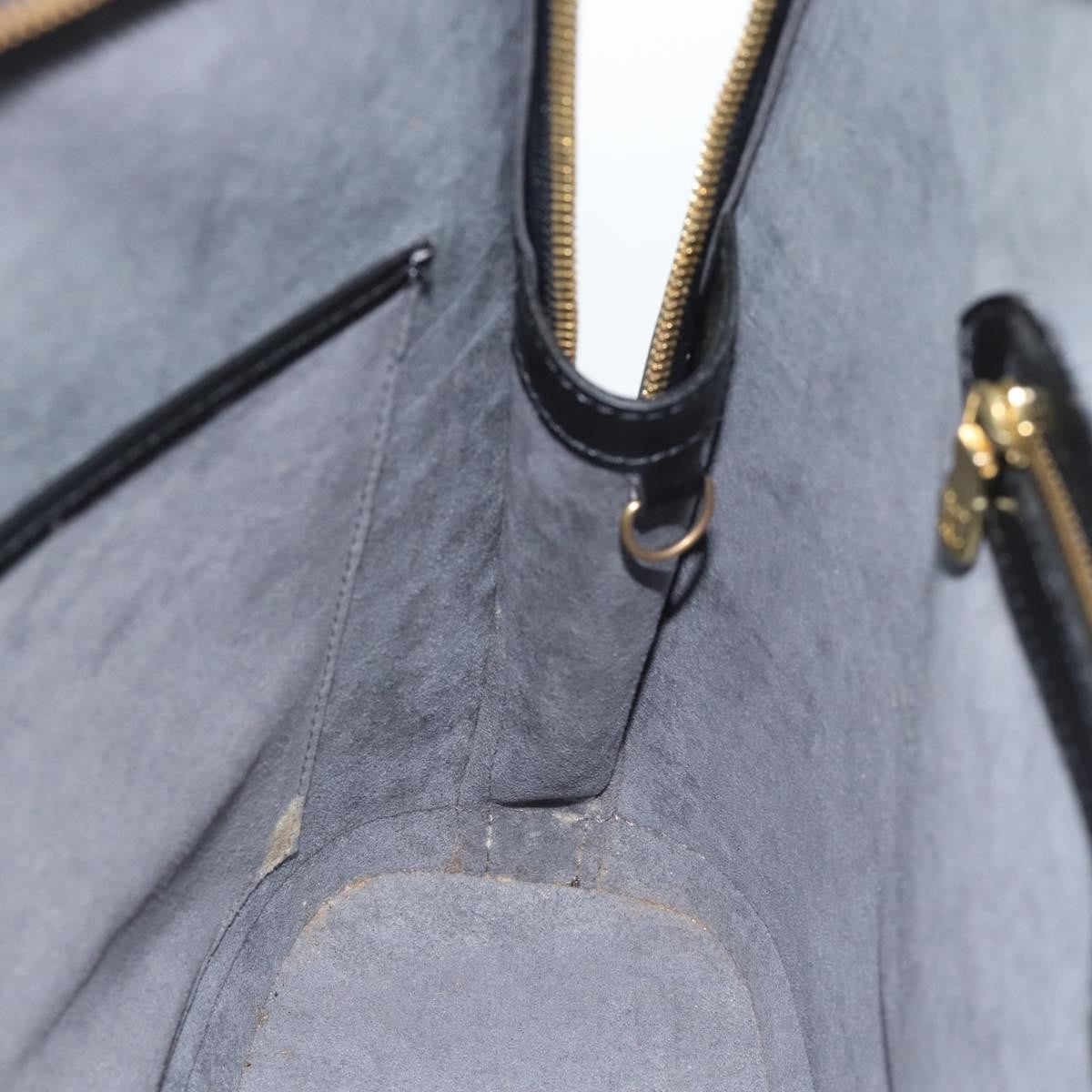 Louis Vuitton Lussac Epi Leather Black Leather Handbag (Pre-Owned)