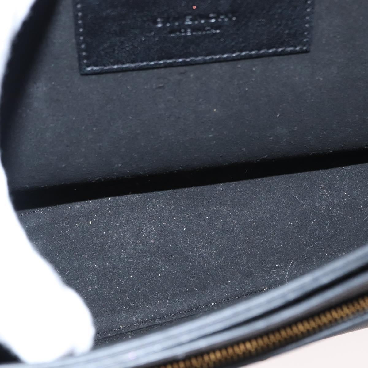 Givenchy Gv3 Flap Leather Black Leather Shoulder Bag Bag (Pre-Owned)