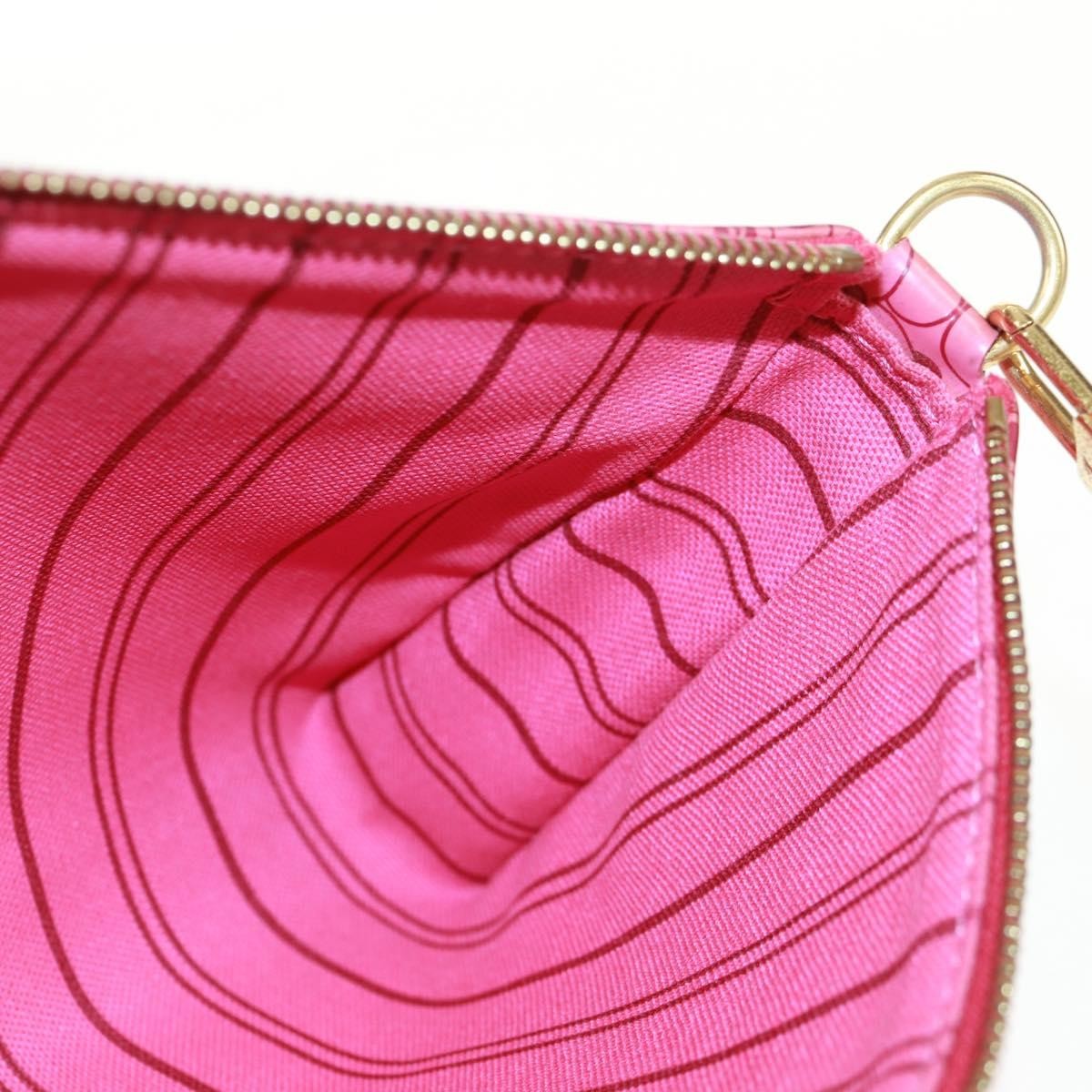 Louis Vuitton Pochette Accessoires Cosmic Blossom Pink Pvc Clutche & Pouche Bag (Pre-Owned)