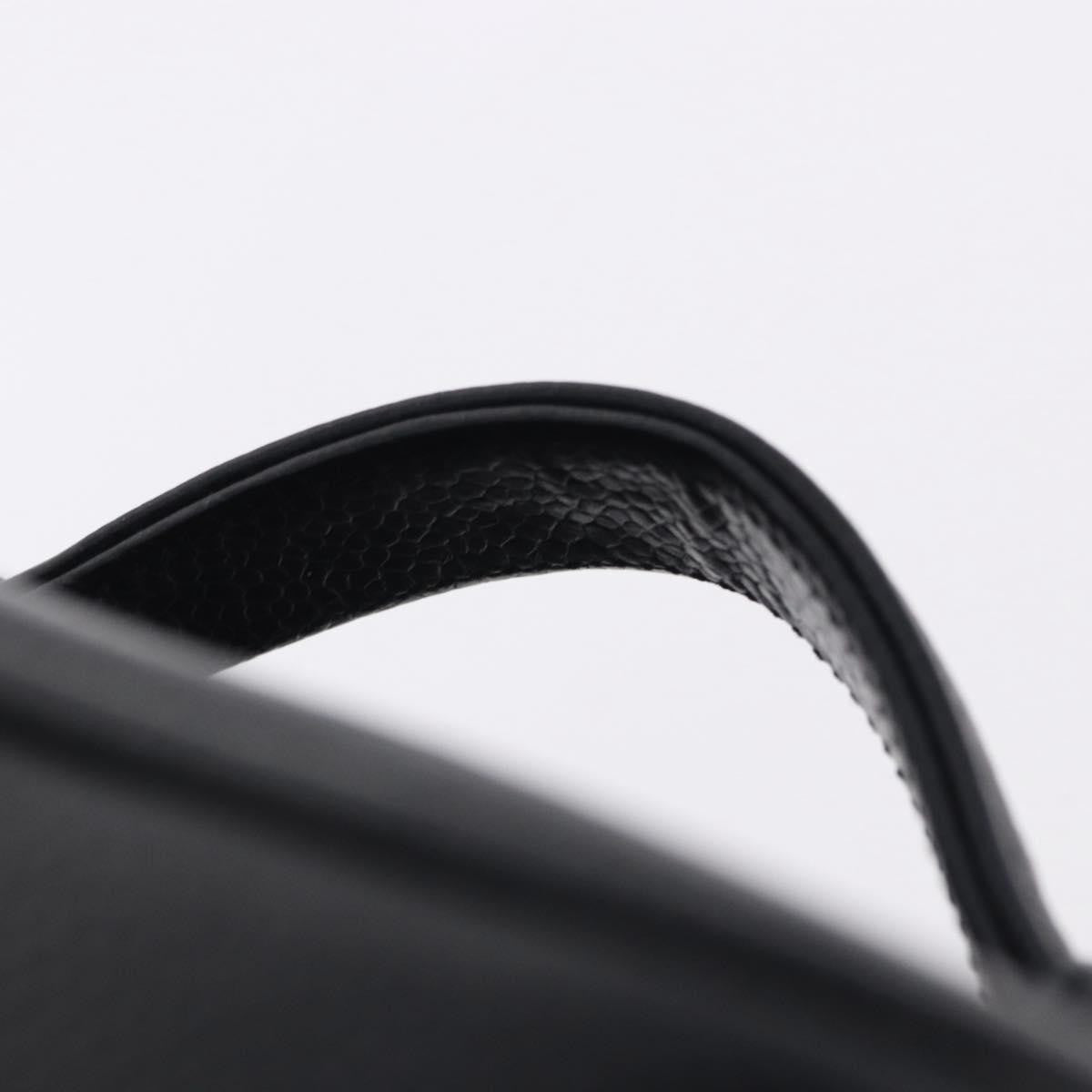 Chanel Vintage Timeless Vanity Case Caviar Black Calfskin Handbag (Pre-Owned)