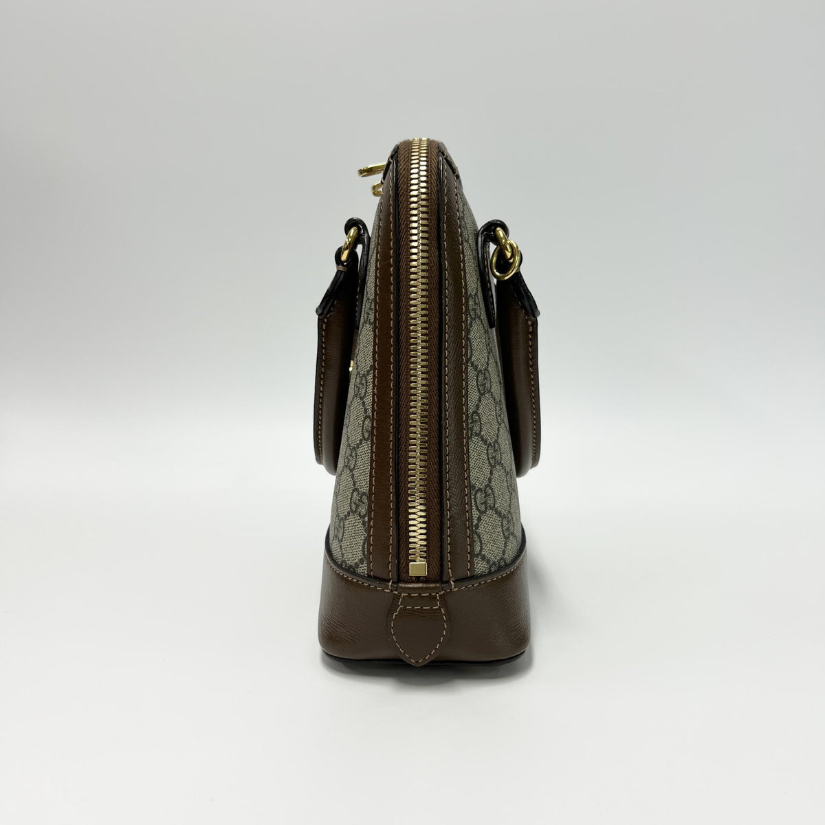 Gucci Horsebit 1955 Gg Coated Canvas With Leather Brown Other Shoulder Bag Bag (Pre-Owned)