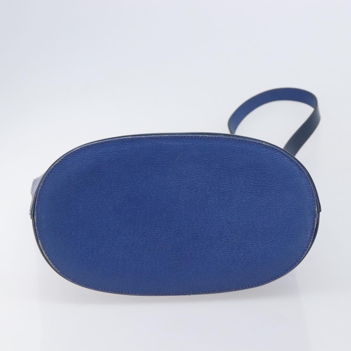 Burberry Shoulder Leather Blue Leather Shoulder Bag Bag (Pre-Owned)