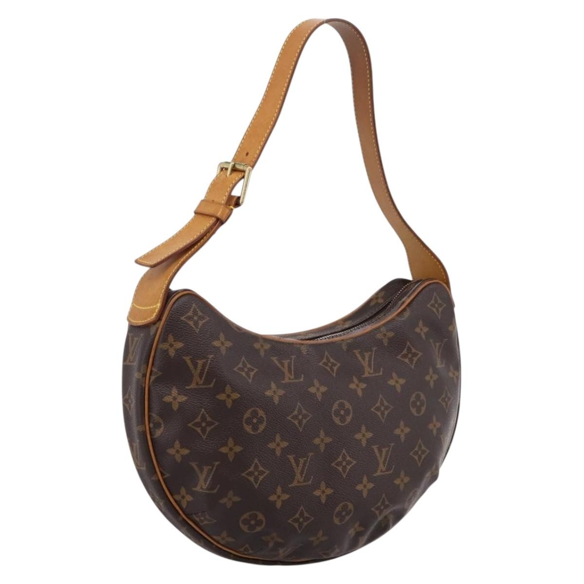 Louis Vuitton Croissant Monogram Canvas Brown Canvas Handbag (Pre-Owned)