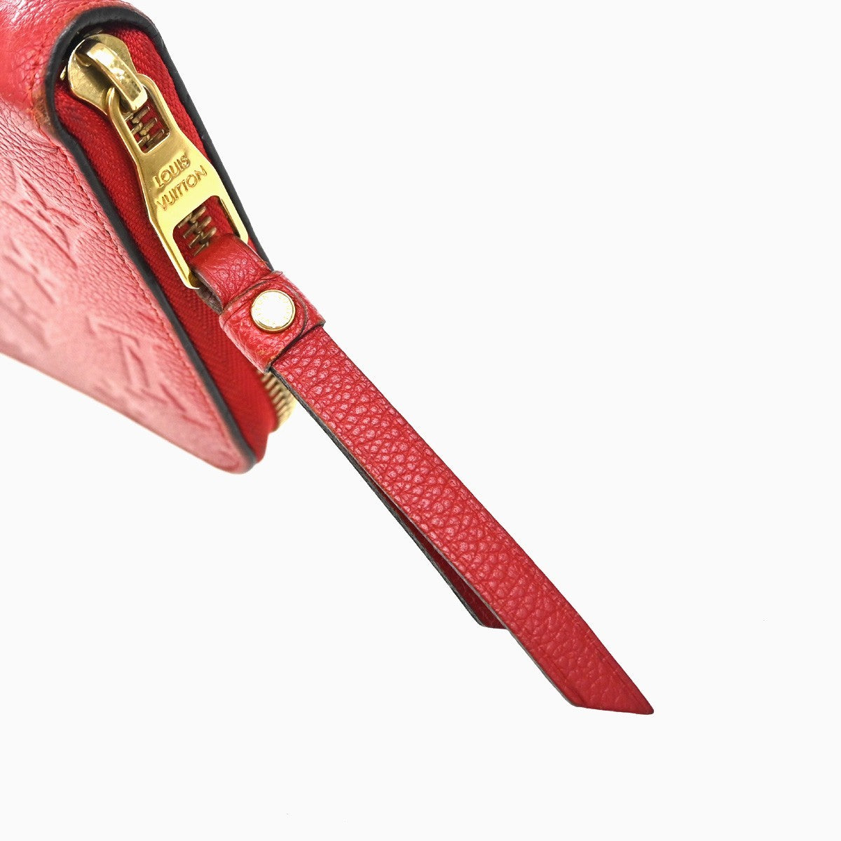 Louis Vuitton Portefeuille Zippy Monogramme Empreinte Monogramme Empreinte Red Leather Wallets Accessory (Pre-Owned)