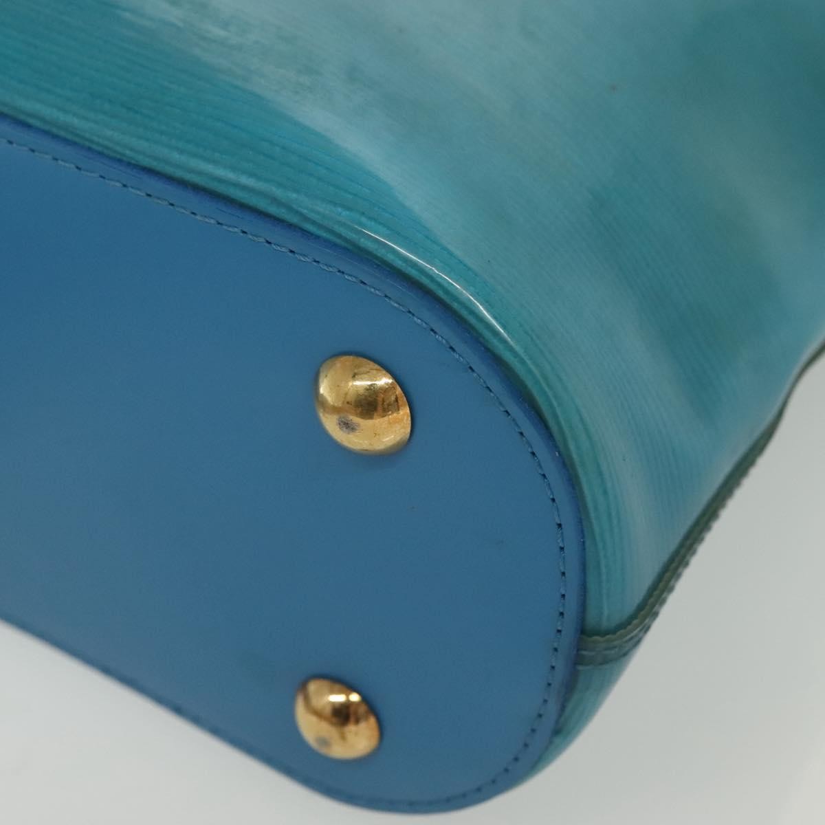 Louis Vuitton Plage Lagoon Bay Vinyl Epi Leather Blue Leather Bag (Pre-Owned)