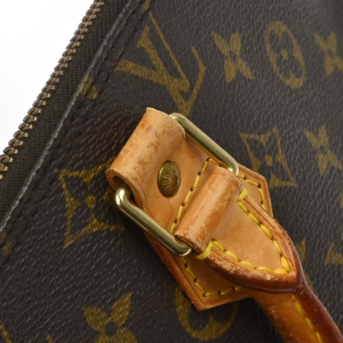 Louis Vuitton Alma Monogram Canvas Brown Canvas Handbag (Pre-Owned)